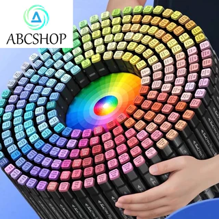 Kits De 24/36/48/60/80/120/168 Cores Caneta Marcadora Com Ponta Dupla/Pintura De Arte/Aquarela/Material Escolar em Oferta na Shopee