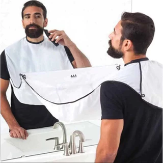 Capa para barbear avental coletor de barba