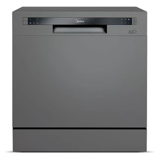 Lava-Louças Midea Cinza com 08 Serviços, 06 Programas de Lavagem e Função Adiar Início - DWA08S em Oferta na Shopee