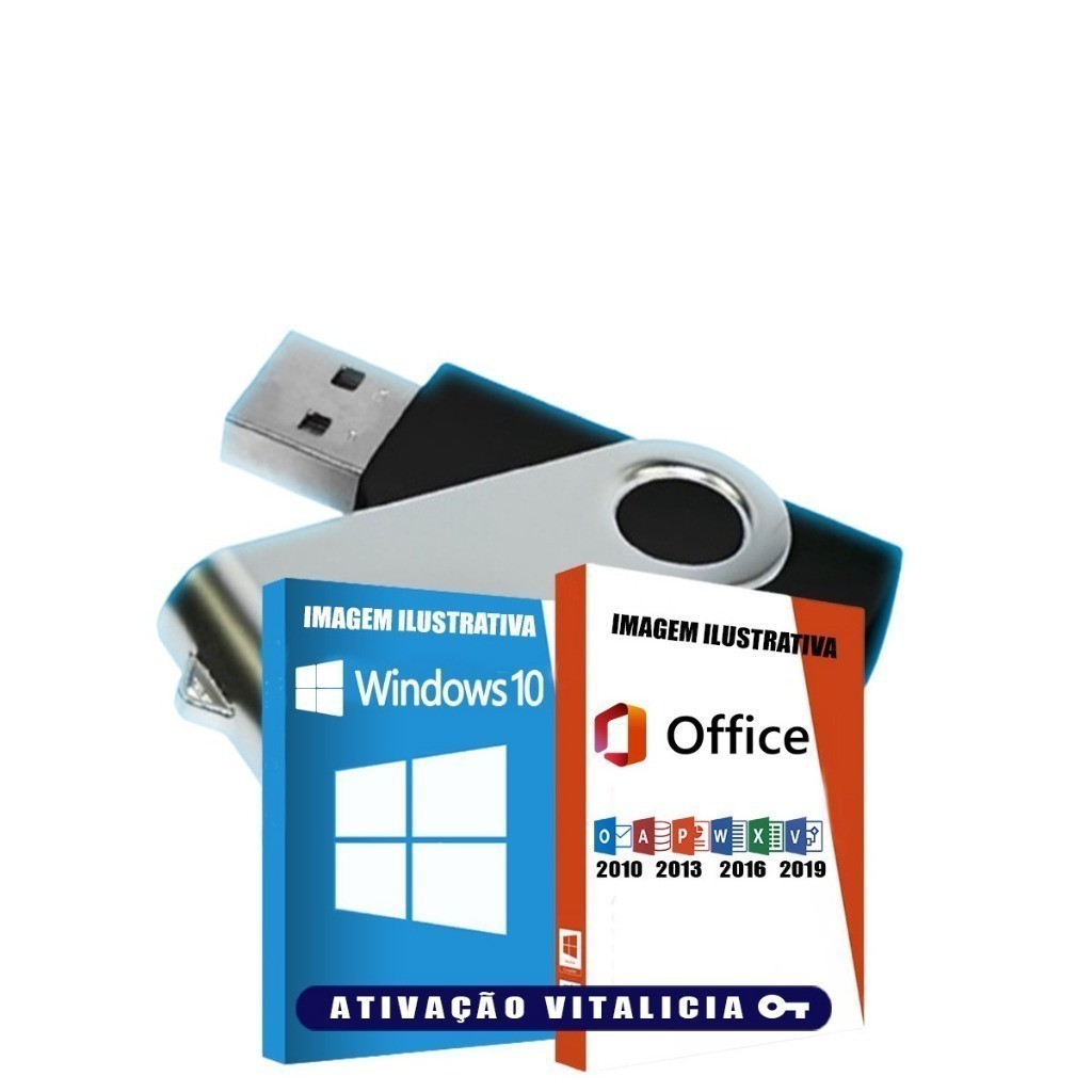 PenDrive Bootável Windows 10 + Pacote de Programas para PC\Notebook