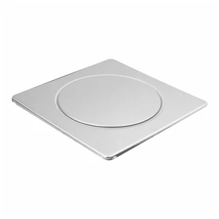 Ralo Higo Click Quadrado sem Caixilho 10x10 Cromado em Oferta na Shopee