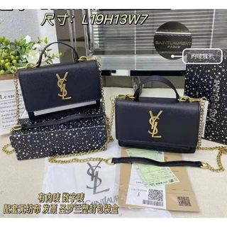 Saint Laurent Saco Simples De Moda Carteiro De Um Ombro casual De Corpo Cruzado YSL Esportivo De Grande Capacidade