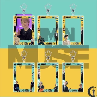 Kpop BTS Novo Álbum Nova Moldura De Inserção De Cartão Porta-Chaves Jimin Idol Coleção De Cartões Pequenos MUSE