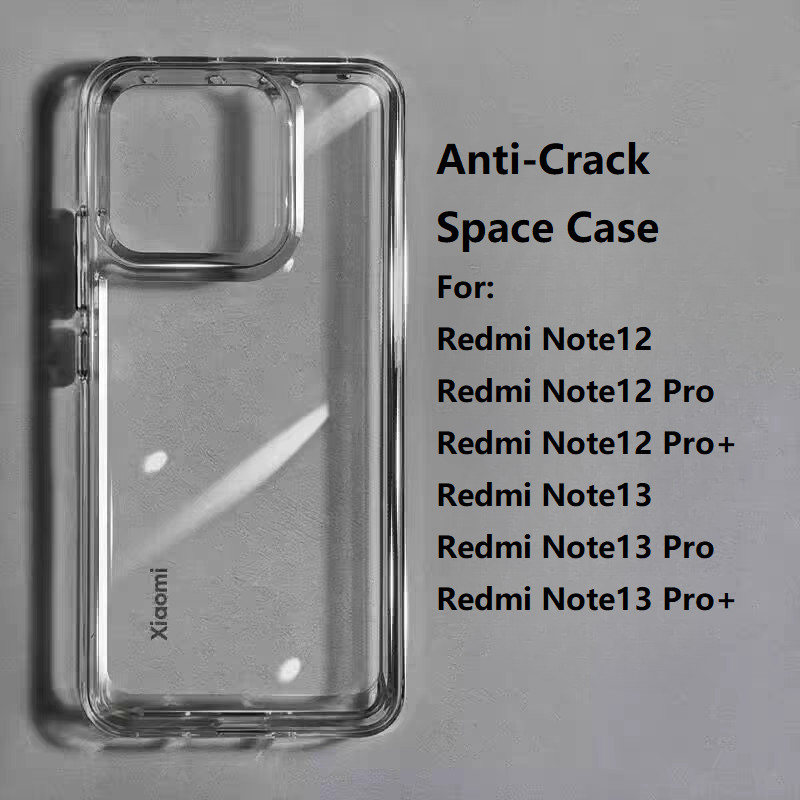 Transparente Antigrietas Capa Para Redmi Note 13 Pro Note 12 Pro Note13pro+ Note12S Case