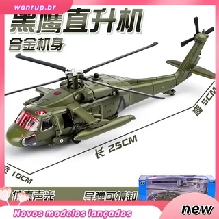 Helicóptero De Ar De 25cm Militaria Modelo / Aeronave / Avião / Combate Do Exército / Eua / Brinquedos