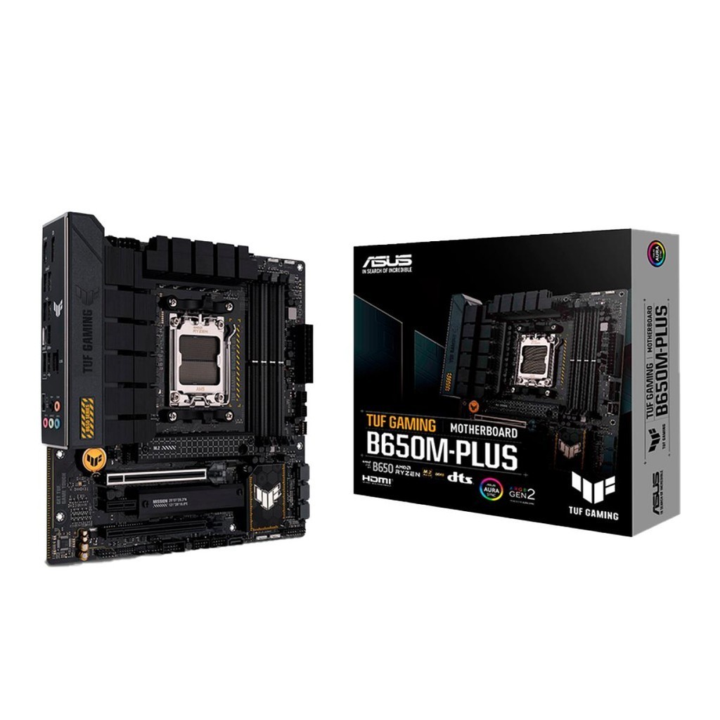 Placa Mãe Asus TUF Gaming B650M-PLUS, AMD AM5, mATX, DDR5