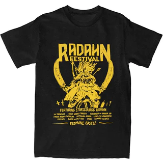 Elden Ringed Festival Radahn Outfit Unisex Camisa Impresso Puro Algodão T-shirt Roupas Camiseta