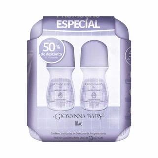 Desodorante 2 Uni Lilac 50ml Giovanna Baby 48h Proteção