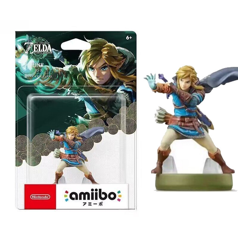 Zelda Amiibo Modelo De Figura De Ação De Ligação