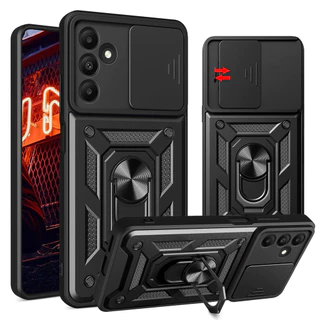 Capa Capinha Case para Samsung Galaxy M35 - Protetora Resistente Anti Impacto Queda Armadura Militar Cor:Preto