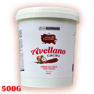 Creme de Avelã com Cacau Avellano 500g -Semelhante a Nutella