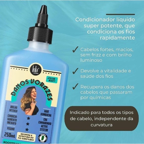 Lola Kit Acidificante Densidade e Booster Danos Vorazes 2