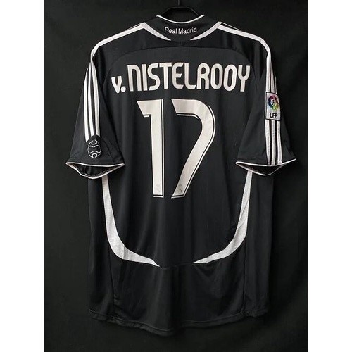 Camiseta Retro Camisetas 2006-2007 Curto Anual 17 # V.NISTELR00Y 7 RAUL 3 R . Camisa CARLOSFootball Personalização RI7Z