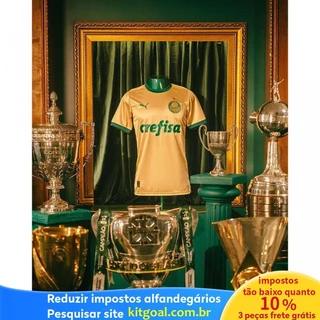 Camisa de futebol 24 /25 Camisa 3 Esportiva dourado(Versão Player)