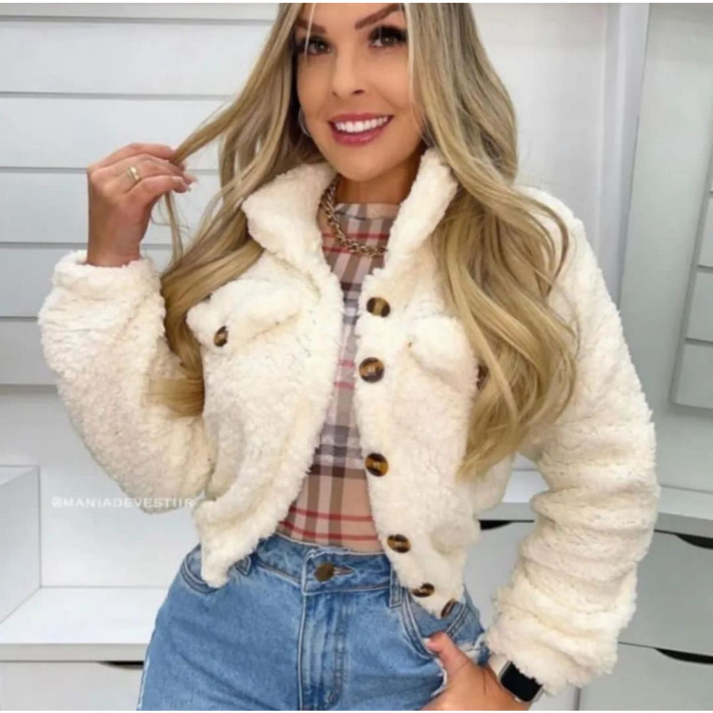 frio feminina blusa de frio de pelo felpudo