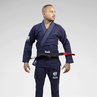 Kimono Jiu-Jitsu Trançado Alta Performance | Forgeshield - Azul/marinho| Raik