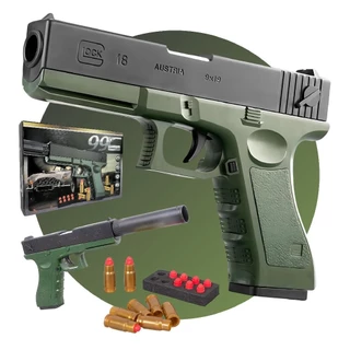 Arma De Brinquedo Pistola Com Dardos E Capsulas Arminha