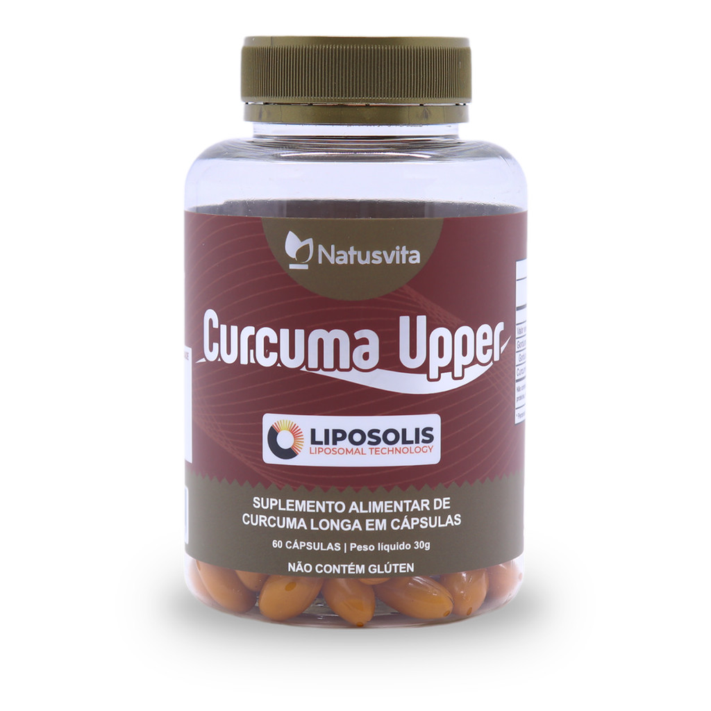 Cúrcuma Lipossomal com TCM Softgel. 60 cápsulas