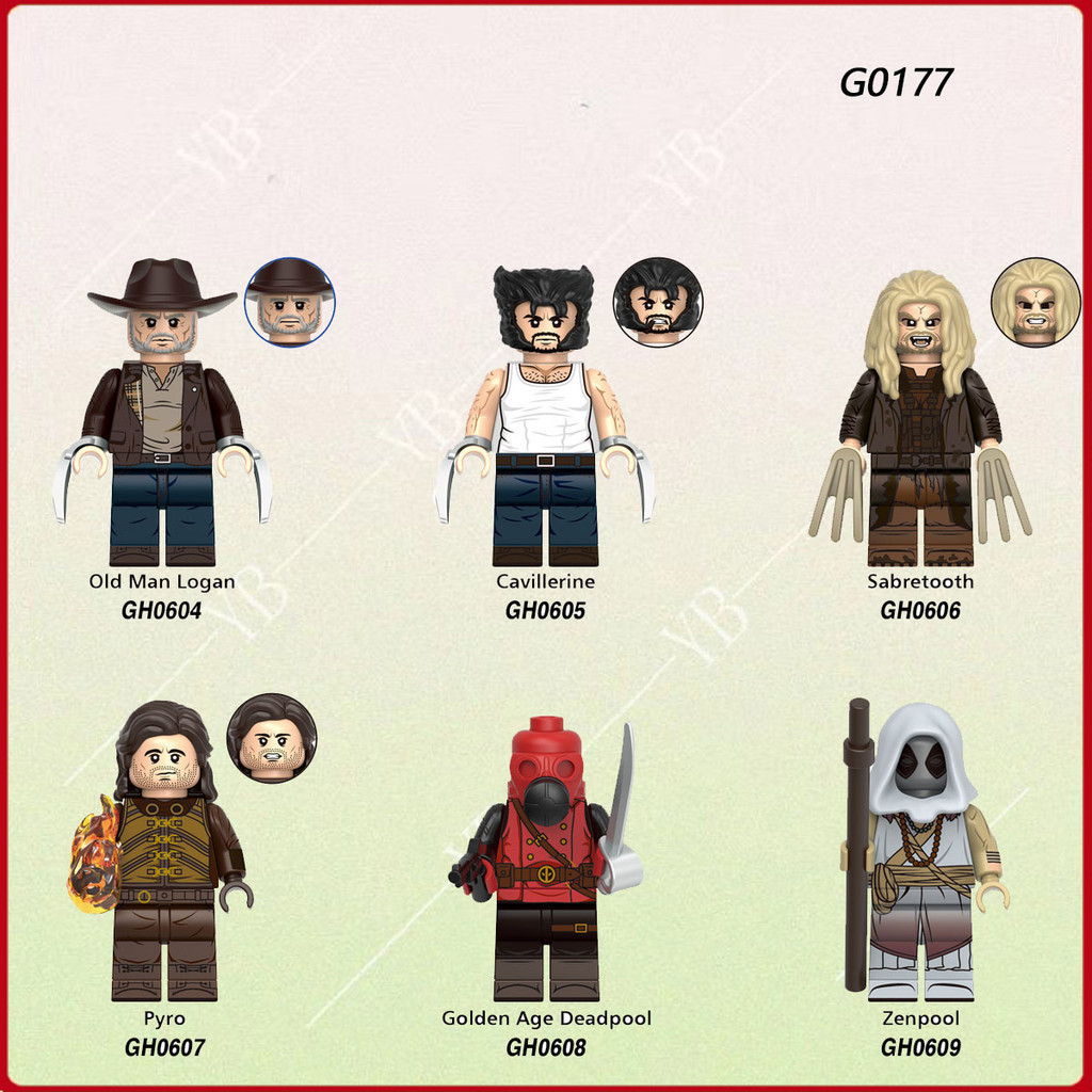Blocos De Construção Infantis Filme Marvel villains Minifigura Brinquedos Educativos
