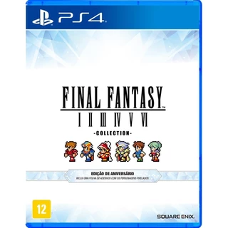 Final Fantasy I-VI Pixel Remaster Collection Anniversary Edition PS4 Midia Fisica