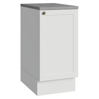 Balcão de Cozinha 40 cm 1 Porta Branco Vik Madesa em Oferta na Shopee