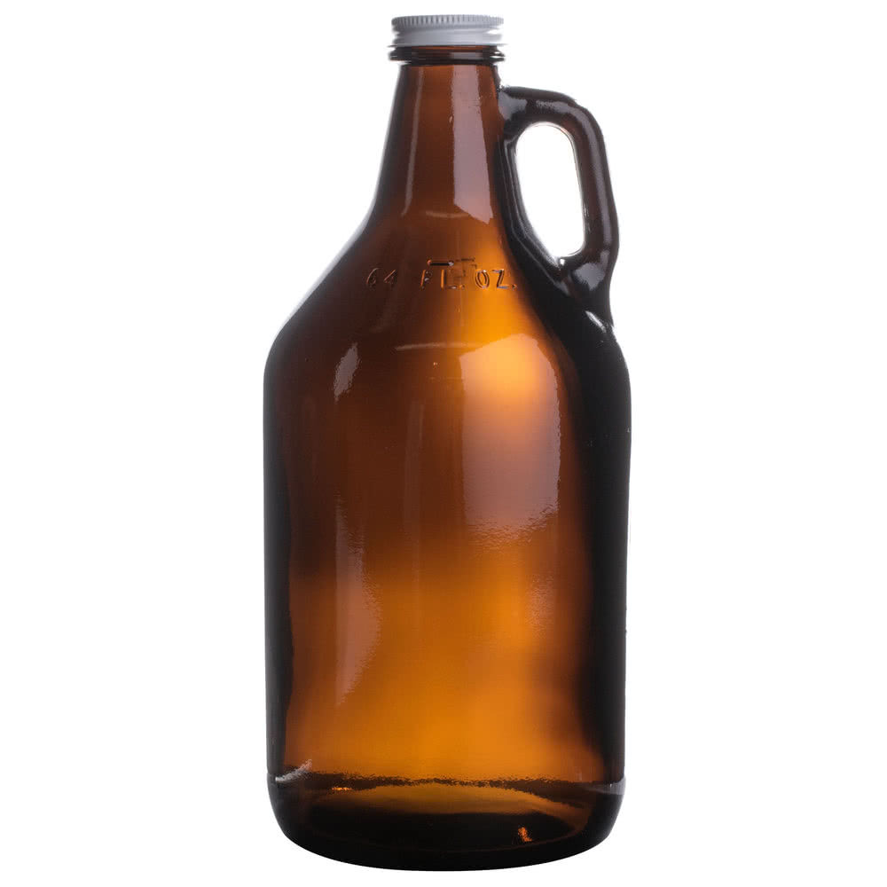 Garrafa Garrafão Growler Americano de Vidro 1,89L - 1 un personalizável ...