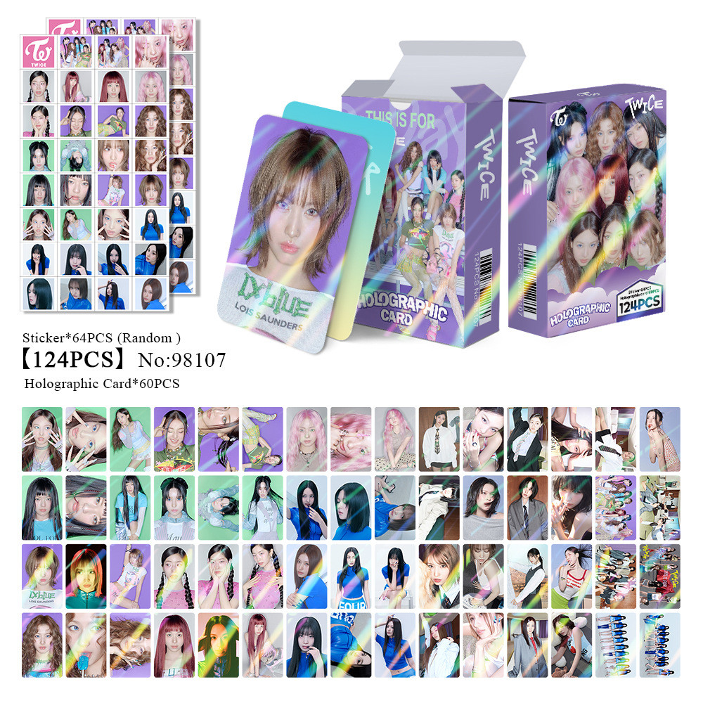 Kpop 124 Unidades/Conjunto TWICE Este É Para Cartões Lomo Coleção