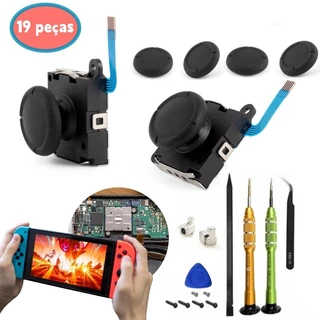 NS JOY - Kit de reparo de joystick/console 3D CON Ferramentas completas Peças de reparo