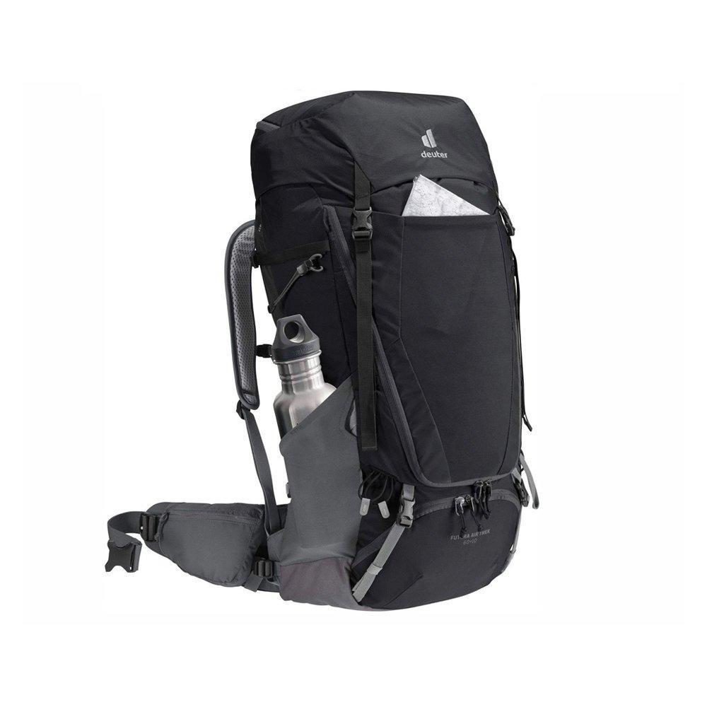 Imagem do produto Mochila Trekking Futura Air Trek 60+10 litros Preta Deuter