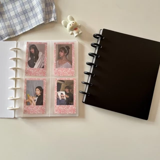 Fichário A5 Furo de Cogumelo para Álbum de Fã Kpop e Polaroid