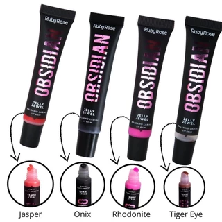 Lip Balm Balsamo Labial Jelly Jewel Obsidian Ruby Rose