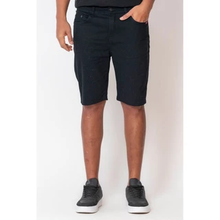 Bermuda Masculina Sarja Básica Polo Wear Preto