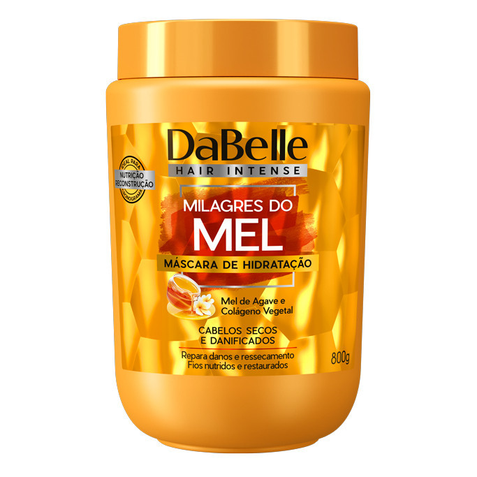Dabelle Máscara Milagres do Mel Tratamento Creme Hidratação Cabelos ...