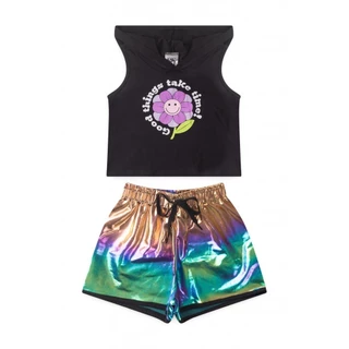 Conjunto Feminino Infantil Goods Things Preto