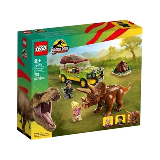 LEGO Jurassic Park - Pesquisa de Triceratops - 30 Anos - 281 Peças - 76959