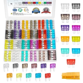 300Pcs De Fusíveis Para Carros Com Lâmina O De Inserção Auto Acessório 2-40A
