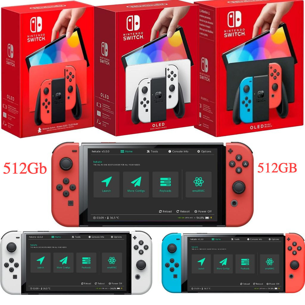 Nintendo Switch Oled Desbloqueado 1 Ano Garantia