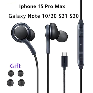 Fone Tipo C S20 FE S21 Plus S21+ S22 Ultra S23 ultra S24 A34 A53 A54 A73 M52 M53 M54 Edge Fone De Ouvido Tipo C
