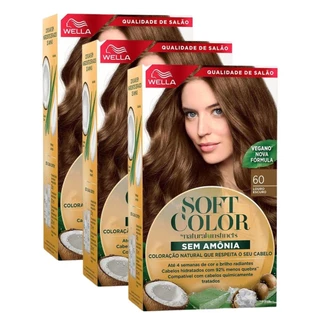 KIT TRIO Soft Color Coloração Louro Escuro 60
