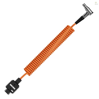 ZGCINE DT-LM D-TAP Para LEMO 2Pin Macho Cabo De Alimentação 60cm Comprimento Extensível Substituição Câmera ARRI Vermelha Selecionada