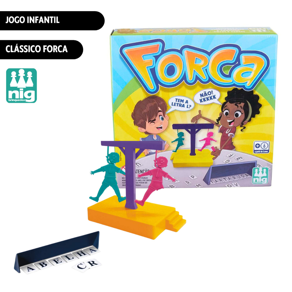 Jogo da Forca Tabuleiro Clássico Nig Brinquedos | Shopee Brasil
