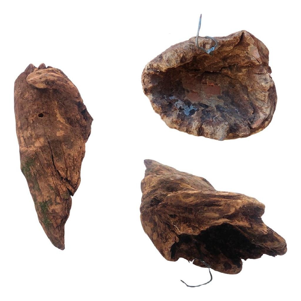 Tronco Nó de pinho Para Plantas E Orquídeas Rustico Exótico Jardins tronco madeira resistente a agua