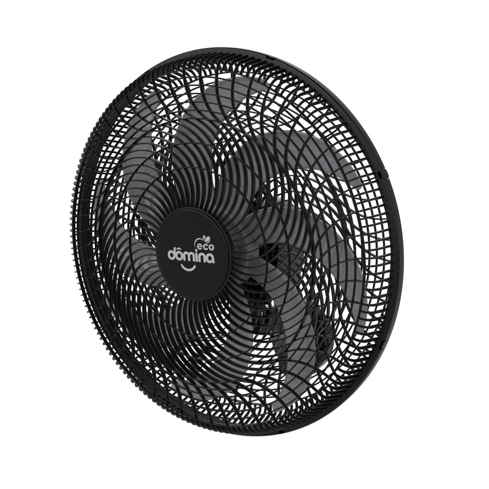 Ventilador de Parede 60cm Dômina Oscilante Silencioso 8 pás Titanium ...
