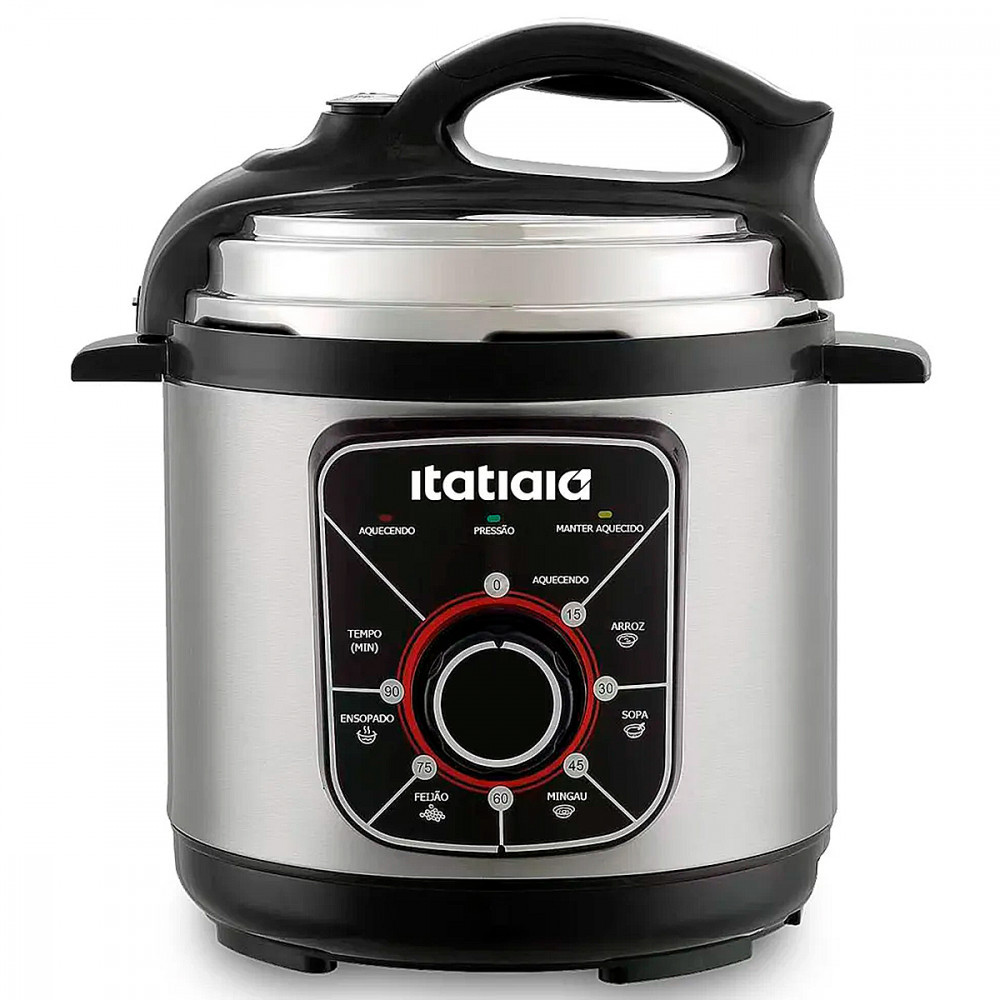 Panela de Pressão Elétrica Itatiaia Essencial 3L 700W 127V Inox