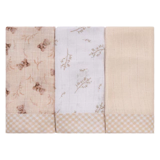 Pano de Boca 03 Unidades para Bebê Baby Joy Fábula em Oferta na Shopee