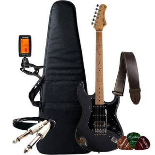 Kit Guitarra Tagima Strato Tga580 Vintage Antique Acessórios em Oferta na Shopee