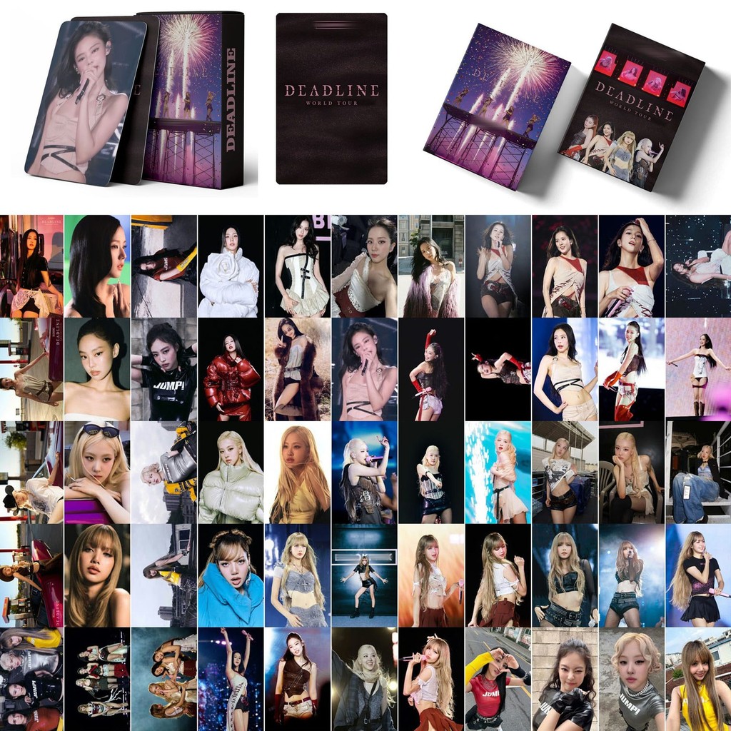 55pcs/Caixa BLACKPINK photocards 2022 Weleoming Colleelion Summer