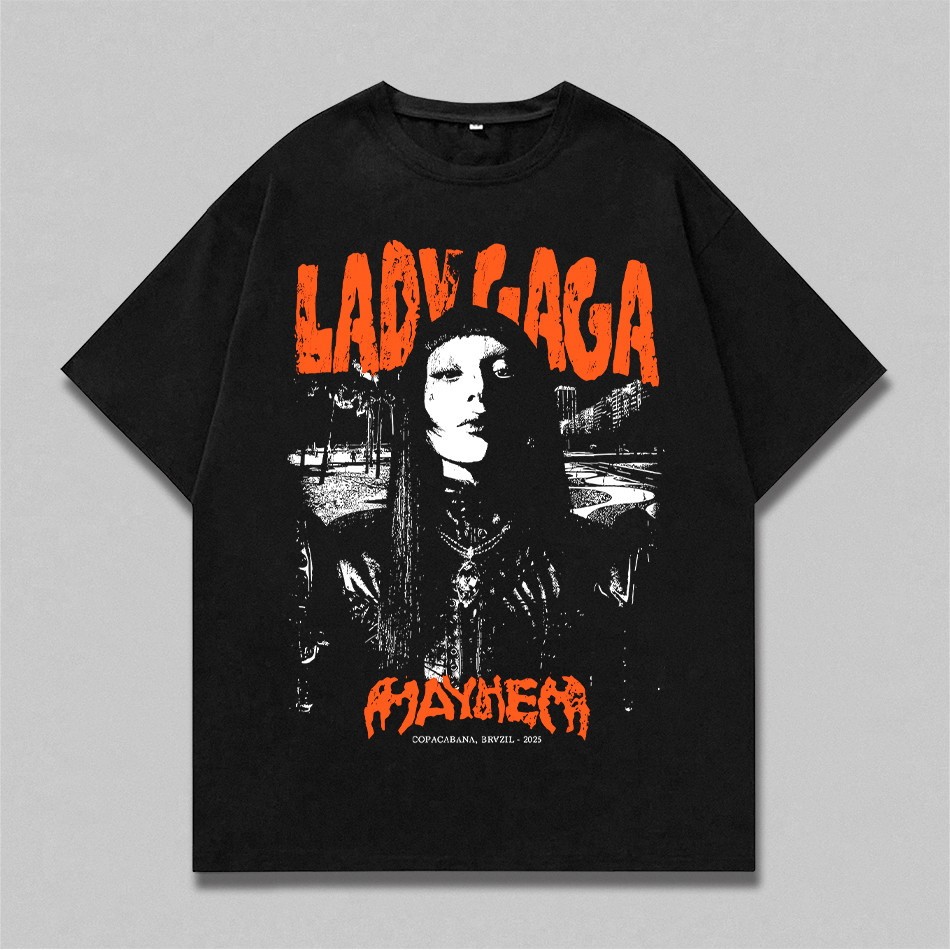 Camiseta Lady Gaga - Born This Way Tee em Promoção na Shopee