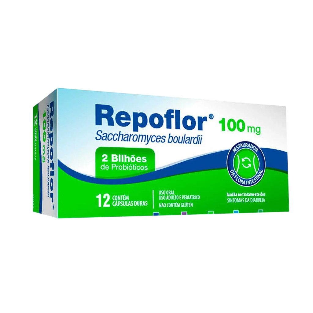 Repoflor 100 mg Com 12 Cápsulas - Legrand | Shopee Brasil