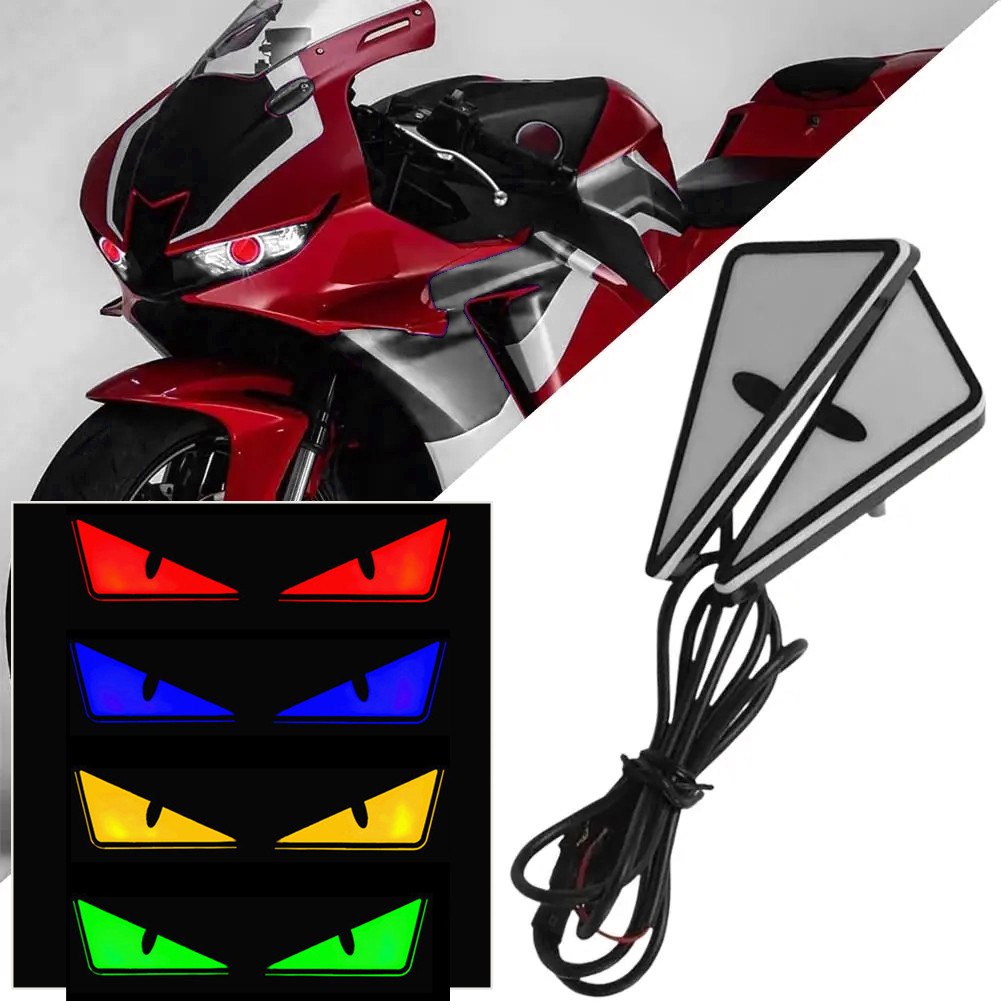 IWASAKI EYE HID LAMP11個セット HW1 2 Unidades De Motocicleta LED Luzes De Olhos Do Diabo Farol De
